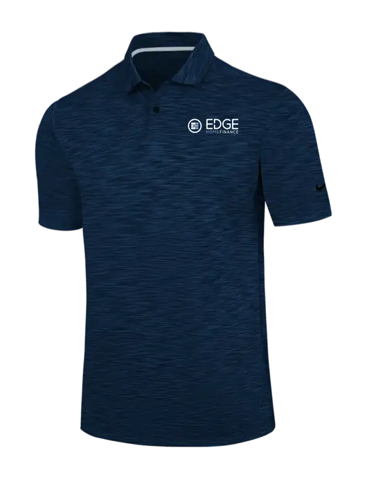 Nike Navy Dri-FIT Vapor Space Dyed Polo w/Edge Home Finance Logo