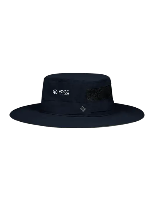 Columbia Navy Bora Bora Booney  Hat w/Edge Home Finance Logo