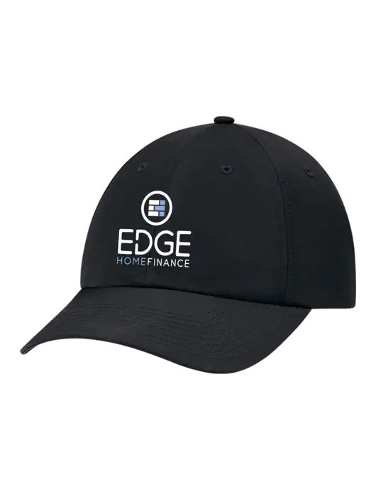 Richardson Relaxed Performance Lite Black Cap w/Edge Home Finance Logo