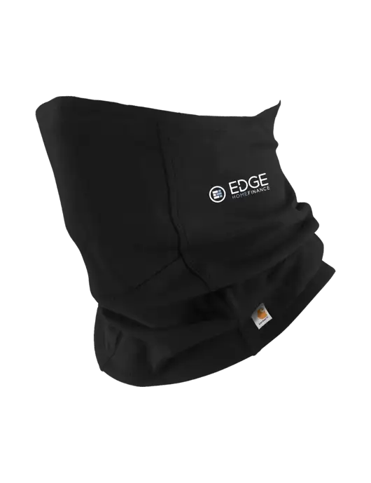 Carhartt Black Cotton Blend Filter Pocket Gaiter w/Edge Home Finance Logo