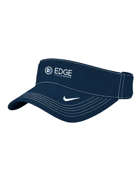 Nike Navy Dri-FIT Ace Visor w/Edge Home Finance Logo