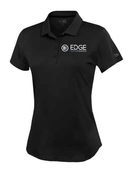 New Era Womens Power Black Polo w/Edge Home Finance Logo