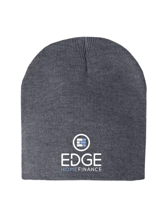 Dark Grey Heather Element Knit Beanie w/Edge Home Finance Logo