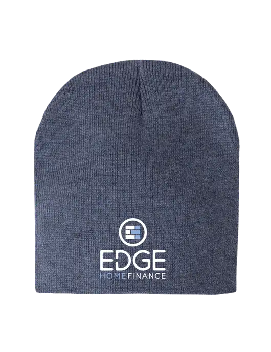 Navy Heather Element Knit Beanie w/Edge Home Finance Logo
