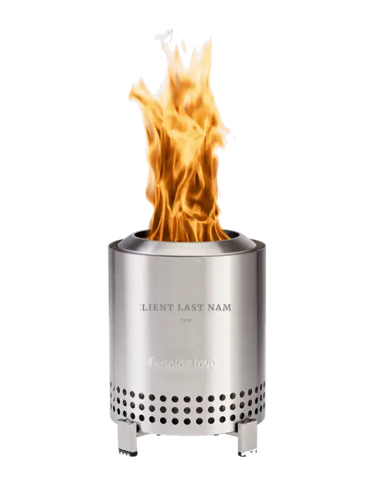 Solo Stove Stainless Steel Mesa  w/Text