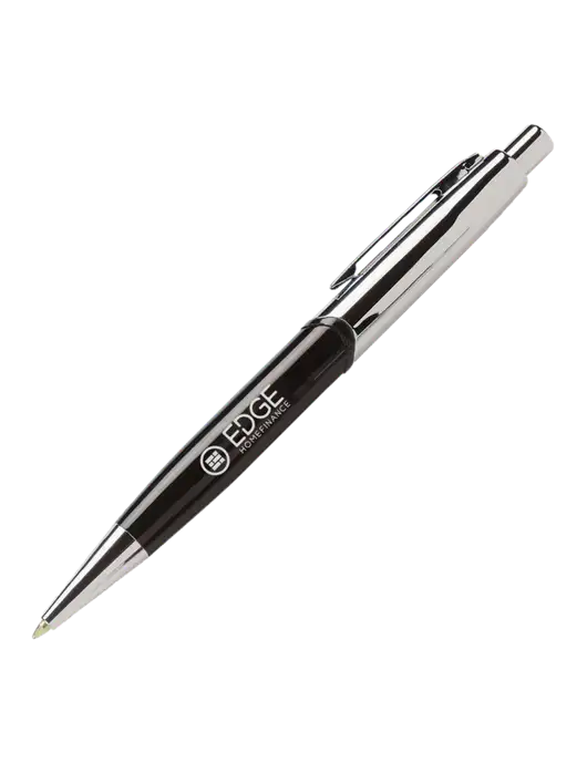 Chimera Black Pen - Black Ink w/Edge Home Finance Logo, Text